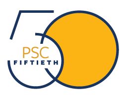 PSC 50th Anniversary logo